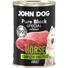 John Dog PURE BLACK SPECIAL EDT DOROSŁY KONINA 99% 400g Suņu barība