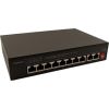 Hismart PoE switch 8ch 1000Mbps +2G uplink Switch