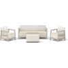 Keter Dārza mēbeļu komplekts Scandi Linea 3 Seater Set oļu pelēks/gaiši bēšs Jaunumi -Dārzam