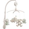 Baby's only muzikālais karuselis, dzīvnieki, 0+, Laurel green/ Warm linen - BO-815.023.062.50 Игрушки для малышей