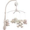 Baby's only muzikālais karuselis, dzīvnieki, 0+, Old pink/ Warm linen - BO-815.023.061.50 Игрушки для малышей