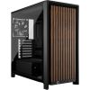 Corsair FRAME 4000D WOOD RS (black/wood, tempered glass) Datoru korpusi