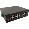 Extradigital PoE Switch 10 Ports 1000M with 2 SFP Ports 1000M Switch