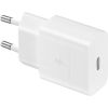 EP-T1510EWE + EP-DA705BWE Samsung 15W Travel Charger Ceļojumu lādētājs + USB-C/USB-C datu kabelis / balts Telefonu lādētāji 220v
