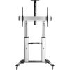 Techly Mobile stand for large TV LCD/LED/Plasma 60''-100'' 100kg VESA 2 shelves