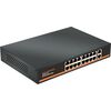 Hismart PoE switch 16ch 1000Mbps +2G uplink Switch