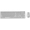 Klaviatūra un pele Gembird Desktop set Silent key Pro Business wireless RU White Клавиатуры