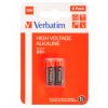 Baterijas Verbatim MN21 23A High Voltage Alkaline 2-Pack 12V Bateriju lādētāji