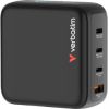 Lādētājs Verbatim Mini GaN Charger 140W 4-Port with Display Telefonu lādētāji 220v