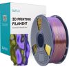 Sunlu PLA+ Silk Tri-Color Filament (Black, Gold, and Purple) 3D Printeri un lāzergravētāji