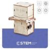 Extradigital Wooden Assembly Kit Coin Swallowing Robot, STEM Educational Toy Konstruktori 