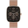 Garett išmanusis laikrodis su lietuvišku meniu Flow Rose Gold Mesh Steel Rokas pulksteņi 