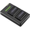 Set of 2 Sony replacement batteries and a NEEWER NP-FW50 charger UPS Nepārtrauktā barošana