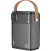 Tracer 47826 Prime-V8 80000mAh QC22.5W+PD20W Power Bank, Black Power Banks