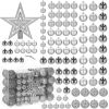 Ёлочные шары Springos CA0020 набор из 100 шт.  Eglīšu rotājumi