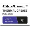 Qoltec Thermal paste 1.93 W/m-K | 3g | grey