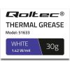 Qoltec Thermal paste 1.42 W/m-K | 30g | White