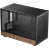 Deepcool Case CH260 Wood Black Micro Tower Datoru korpusi