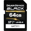 Delkin Black Rugged SDXC 64 GB Class 10 UHS-II V90 (DSDBV9064BX) Atmiņas kartes micro SD SDHC