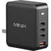 Minix P165 GaN Wall Charger with 3x USB-C and 1x USB-A Ports Telefonu lādētāji 220v