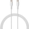 Qualo QRC-CC-00 Кабель USB-C – USB-C / 1.5m / 60W / белый Дата USB-кабели