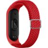 iLike   Mi Band 3/4/5/6 Braided Fabric Strap Red Smart-Watch aksesuāri