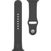 Tactical Apple  Watch 42/44/45mm Silicone Strap Black Smart-Watch aksesuāri