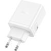 Hoco   N50 Scenery PD45W(2C1A) charger(EU) White Telefonu lādētāji 220v