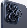 Evelatus Apple  iPhone 15 Pro / 15 Pro Max Camera Lens Protector Armor Blue Titanium Ekrānu aizsardzība