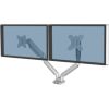 Monitora stiprinājums Fellowes PLATINUM Dual Monitor Arm Silver TV un monitoru stiprinājumi, kronšteini