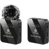 Wireless Lavalier Microphone PULUZ 1 TX + 1 RX Mikrofoni