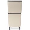 Brabantia atkritumu tvertne šķirošanai SortUp Recycle Bin Hi, 20+25l, soft beige Papīra - atkritumu grozi