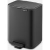 Brabantia atkritumu tvertne ar pedāli Bo, 4l, mineral infinite grey Papīra - atkritumu grozi