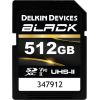 Delkin Black Rugged SDXC 512 GB Class 10 UHS-II V90 (DSDBV90512BX) Atmiņas kartes micro SD SDHC