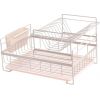 Rosberg 5R53000PBG, Trauku žāvētājs, 2 līmeņi, 45x32,5x27,3 cm, Krēmkrāsas Citi trauki