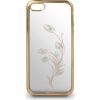 Beeyo Huawei  Y3 II TPU Flower Gold Neoriģinālie Maciņi