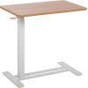 Desk ERGO with one leg 70x40xH66-106cm, manual, oak/white Новинки Для дома и сада 