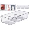 Trīskāršs ledusskapja organizators, 7.8×34×15.3 cm, 12502, Kinvara Citi virtuves piederumi