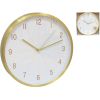 Настенные часы 30 см, золотые, 30 x 30 x 4 см, DECORLIFE Часы на стене