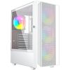 Gembird Fornax 4000W ARGB gaming ATX computer case, Midi Tower, backlight, White Datoru korpusi