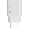 WALL CHARGER NATEC RIBERA 1X USB-A 18W WHITE Telefonu lādētāji 220v