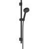 Hansgrohe rokas dušas komplekts Activera Select S 95 2jet EcoSmart ar stieni Varia 720 mm, matēts melns Dušas un komplekti