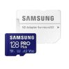 Samsung PRO Plus 128GB microSDXC U3 V30 A2 Memory MicroSD Card with SD Adapter Atmiņas kartes micro SD SDHC