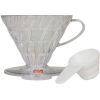 Hario plastikowy Drip V60-02 - Clear Skuvekļu papildpiederumi