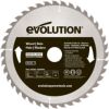Griešanas disks Evolution EVO-255-40-D; 255 mm; Z40 Zāģripas