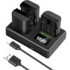 Set of 3 replacement batteries for Canon cameras: NEEWER LP-E6NH UPS Nepārtrauktā barošana