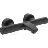 Ideal Standard vannas termostats Ceratherm T25, silk black Vannas maisītāji krāni