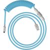 Vads USB HP HyperX USB-C Coiled Cable Light Blue-White Jaunumi - Datori