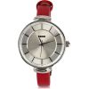 SKMEI  1184CL Silver Case Light Red Rokas pulksteņi 