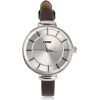 SKMEI 1184CL  Silver Case Light Brown Rokas pulksteņi 